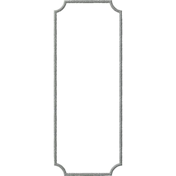 Ekena Millwork 28-in. W x 72-in. H Dublin Panel Moulding Kit Single Panel - PMLKDU28X72A