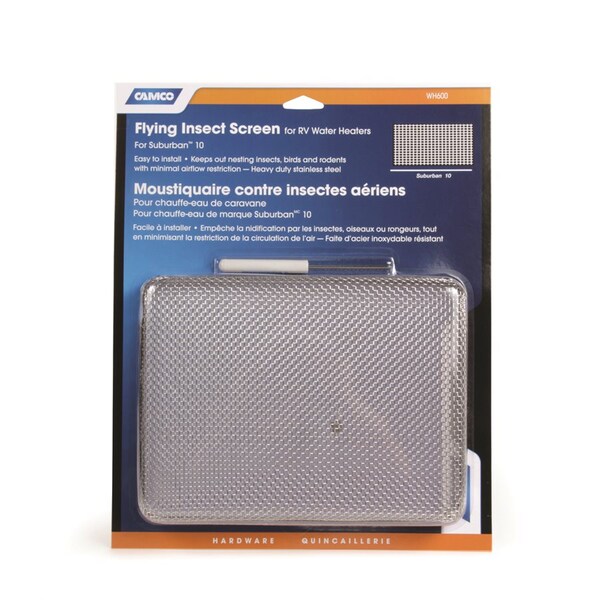 Camco FLYING INSECT SCREEN-WH600, SUBURBAN 10-16 GAL, BLISTER - 42146