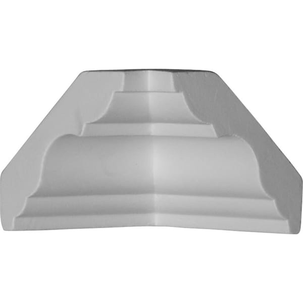 Ekena Millwork 3"P x 3"H Inside Corner Moulding (matches moulding MLD03X03X04PA) - MIC03X03PA