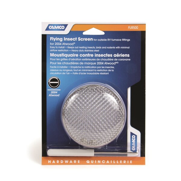 Camco FLYING INSECT SCREEN-FUR500, ATWOOD 2004 FURNACE, BLISTER - 42144