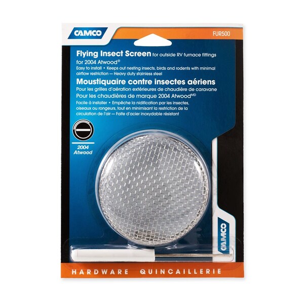 Camco FLYING INSECT SCREEN-FUR500, ATWOOD 2004 FURNACE, BLISTER - 42144
