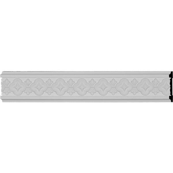 Ekena Millwork 4 3/8"H x 5/8"P x 94 1/2"L, (3" Repeat), Victorian Chair Rail - CHA04X01VI