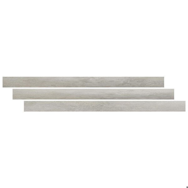 Msi LVT Trim, LVT, Gray-Dark, 94 in L, 1.77 in W, Low Gloss - ZOR-LVT-TR-0650