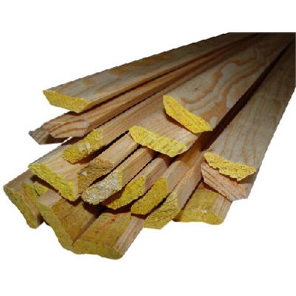 Alexandria Moulding Alexandria Moulding 0W999-20096C1 8 ft. Inside Corner Solid Pine Moulding; Pack Of 10 - 372915