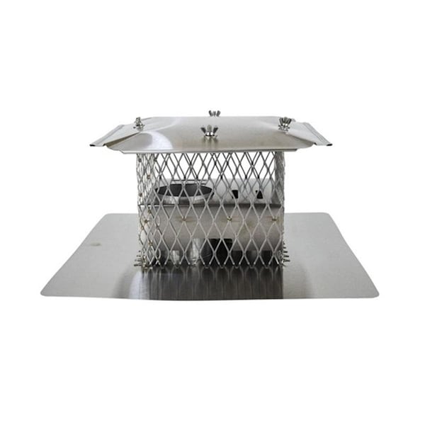 Fondo 4 x 3 in. Stainless Steel Co-Linear Cap - FO2211514