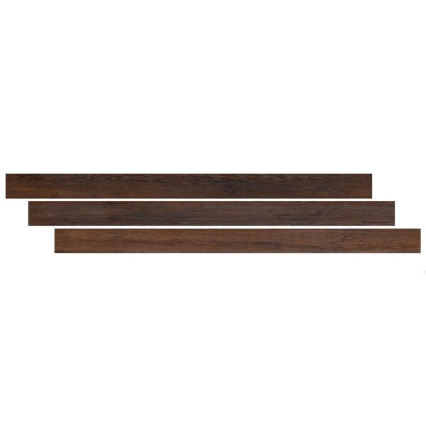 Msi LVT Trim, Hybrid Core, Brown, 94 in L, 1.77 in W, Low Gloss - ZOR-LVT-TR-0619