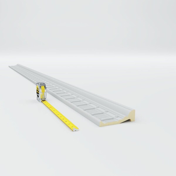 Ekena Millwork 4 3/4"H x 1 3/8"P x 94 1/2"L Seville Bead & Barrel Chair Rail - MLD04X01SE
