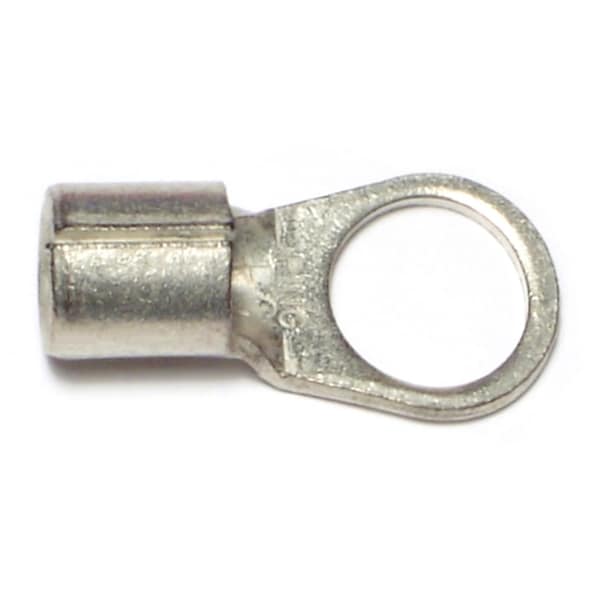 Terminales de anillo no aislados de 4 WG x 1/2" de Midwest Fastener, paquete de 6 - 66993