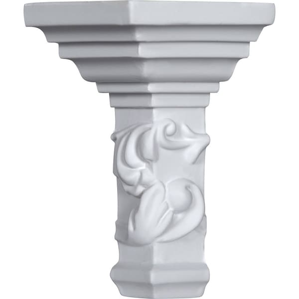 Ekena Millwork Moulding Outside Corner, Polyurethane, 5-1/2 in H, Factory Primed - MOC05X02RI