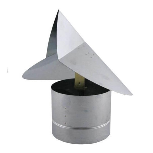 Propiedades 10 in. Wind Directional Flue Cap with No Screen - PR2086612