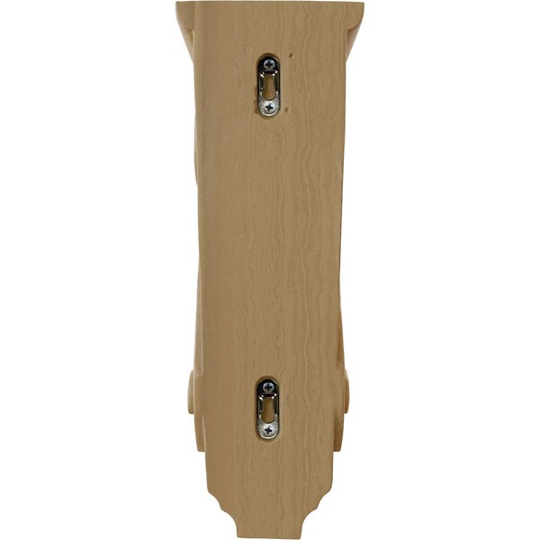 Ekena Millwork 5"W x 7"D x 14"H Large Basket Weave Corbel, Cherry - CORW05X07X14BWCH