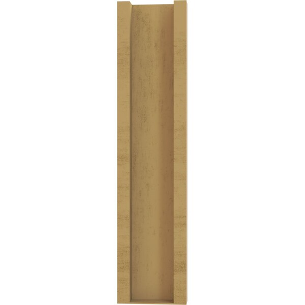 Ekena Millwork 5 1/2-in W x 20-in D x 24-in H Balboa Block Rough Cedar Woodgrain TimberThane Outlooker, Primed Tan - OUTUR055X20X24BOA44RCPR