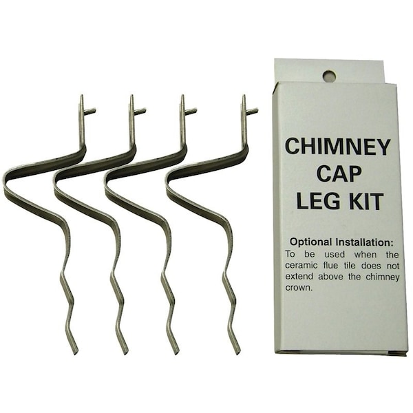 Shelter SHELTER SCLK Heavy-Duty Chimney Leg Kit, Stainless Steel - SCLK