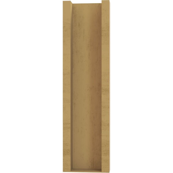 Ekena Millwork 6-in W x 22-in D x 22-in H Funston Trad Rough Cedar Woodgrain TimberThane Outlooker, Primed Tan - OUTUR060X22X22FST04RCPR