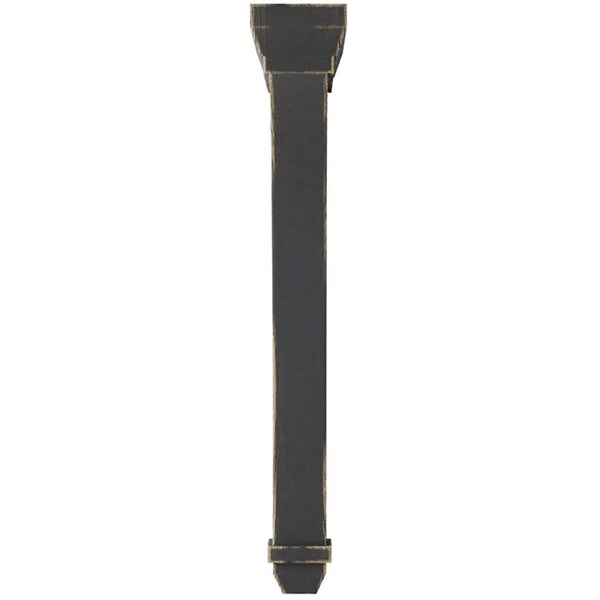 Ekena Millwork 2 1/4"W x 7"D x 14"H Stockport Wood Vintage Decor Bracket, Black - BKTWD02X07X14STBL