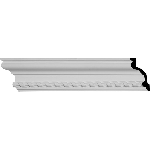 Ekena Millwork SAMPLE - 4 1/8"H x 2 1/4"P x 4 5/8"F x 12"L Jackson Crown Moulding - SAMPLE-MLD04X02X05JA