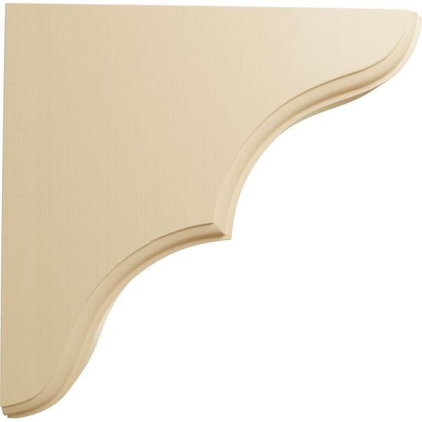 Ekena Millwork 1 3/4"W x 7 1/2"D x 7 1/2"H Stratford Wood Bracket, Maple - BKTW02X08X08STMA