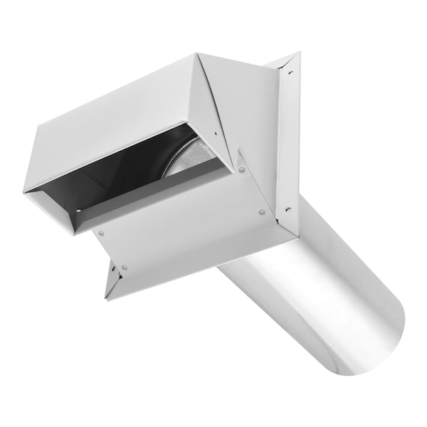 Imperial Mfg Imperial Premium 16.5 in. L X 4 in. D Silver/White Aluminum Wall Exhaust Hood - VT0501-B