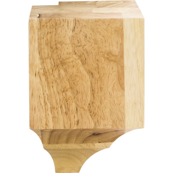 Hardware Resources Rubberwood, 6-1/4" H, 4" W, Unfinished - MCB-3-RW