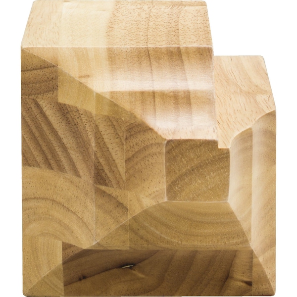 Hardware Resources Rubberwood, 6-1/4" H, 4" W, Unfinished - MCB-3-RW