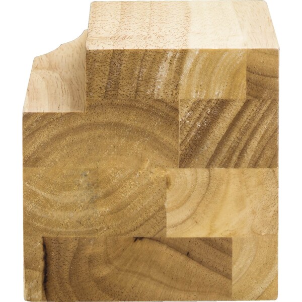 Hardware Resources Rubberwood, 6-1/4" H, 4" W, Unfinished - MCB-3-RW