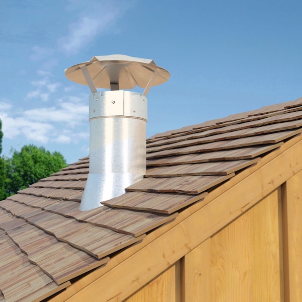Imperial Mfg Imperial 7 in. Galvanized Steel Chimney Cap - GV2039