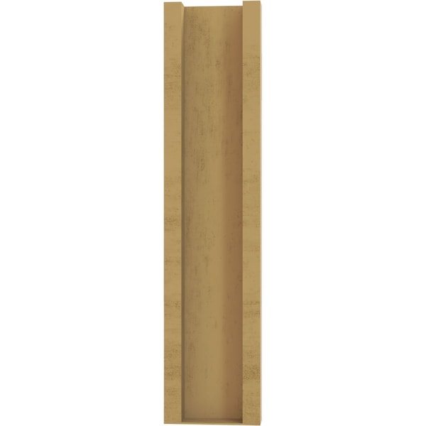 Ekena Millwork 5 1/2-in W x 20-in D x 24-in H Funston Block Rough Cedar Woodgrain TimberThane Outlooker, Primed Tan - OUTUR055X20X24FST44RCPR