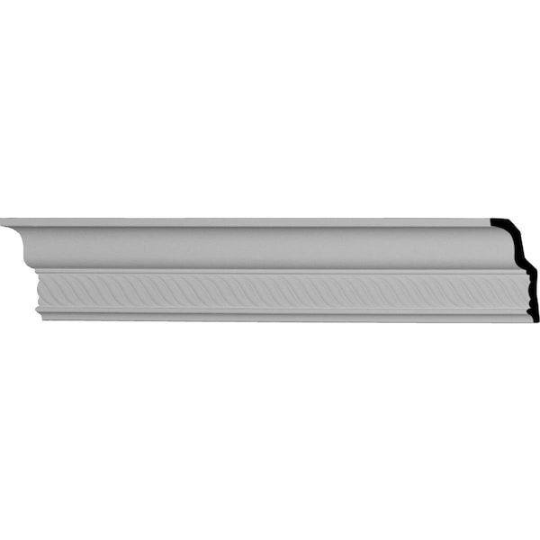 Ekena Millwork SAMPLE - 3 3/4"H x 1 7/8"P x 3 7/8"F x 12"L, (1/2" Repeat), Alexandria Crown Moulding - SAMPLE-MLD03X01X03AL