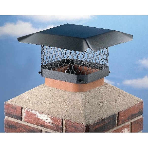 Shelter SHELTER SC913 Shelter Chimney Cap, 9 x 13 in, 7-1/2 x 11-1/2 to 9-1/2 x 13-1/2 in Fits Duct, Steel - SC913