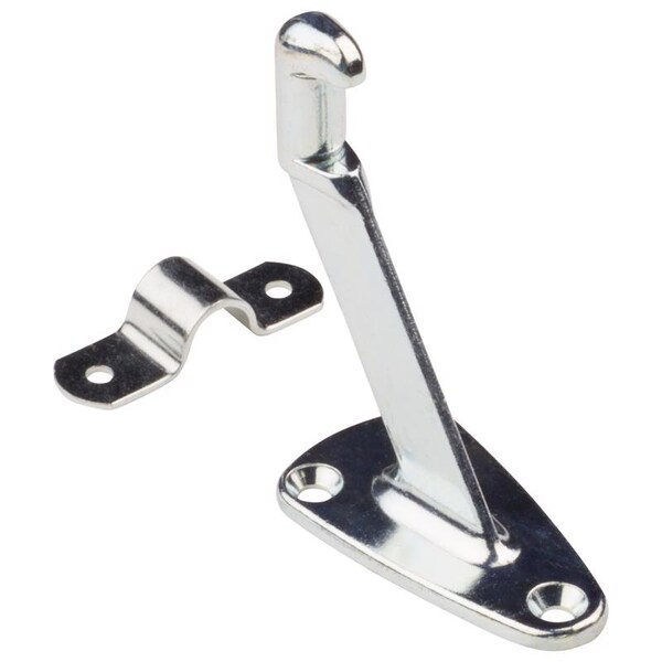 National Hardware National Hardware Silver Zinc Die Cast w/Steel Strap Handrail Bracket 2.13 in. L 250 lb - N112-862