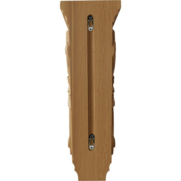 Ekena Millwork 6"W x 7 1/2"D x 18"H Extra Large Acanthus Wood Corbel, Cherry - CORW06X08X18ACCH