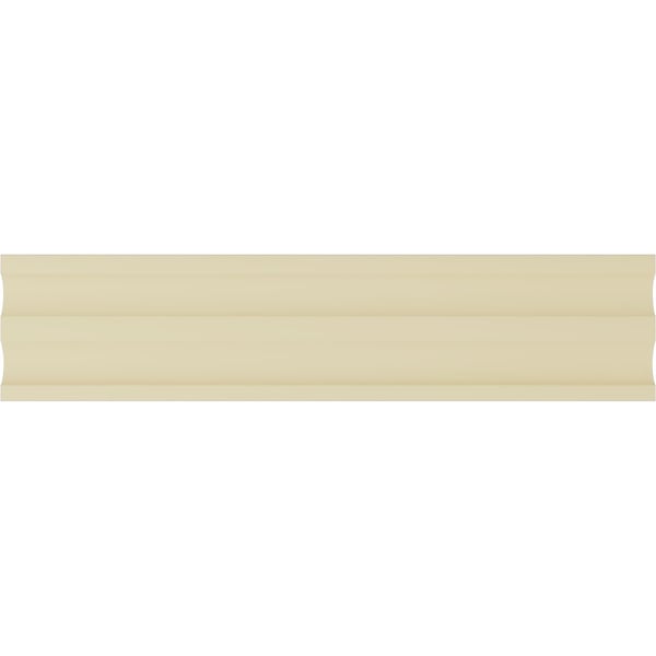 Ekena Millwork Chair Rail, Urethane, 94-1/2 in L, 4 in H, Factory Primed - MLD04X00OS