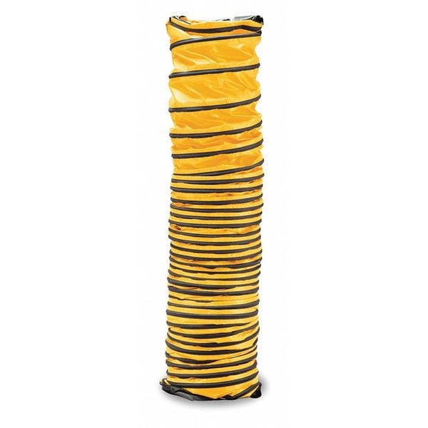 Allegro Industries Ventilation Duct, 15 ft., Black/Yellow - 9650-15