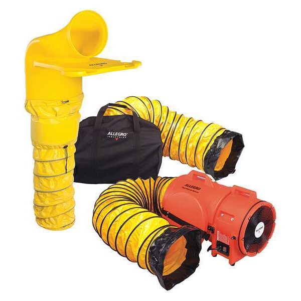 Allegro Industries Cnfind Space Blowr, 1HP, 27inLx16inW - 9520-43M