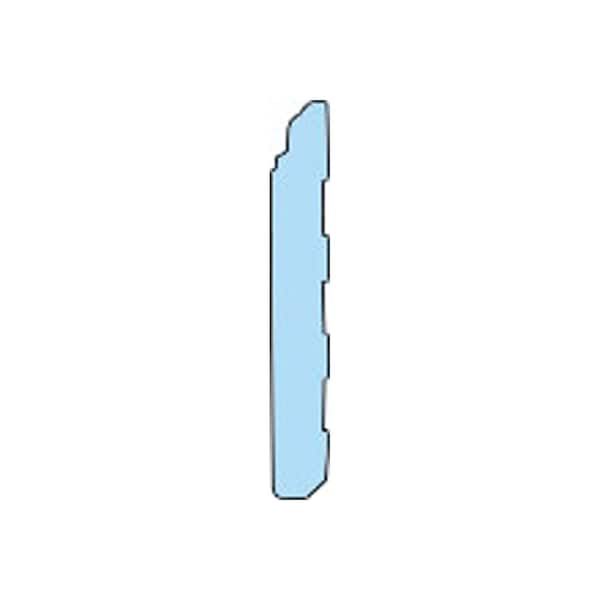 Ekena Millwork Baseboard Moulding, Polyurethane, 94-1/2 in L, 3-7/8 in H - BBD03X00BA