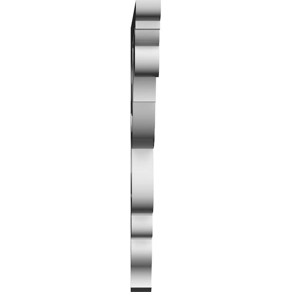 Ekena Millwork Hurley Architectural Grade PVC Bracket, 5/8"W X 8"D X 8"H - BKTP01X08X08HU