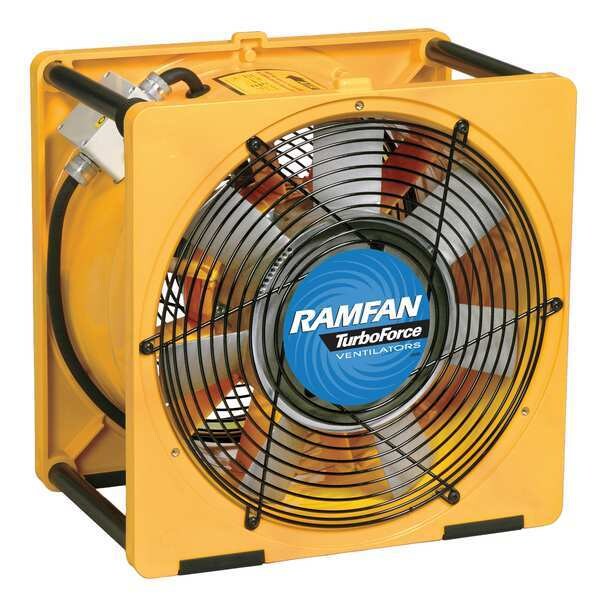 Ramfan Conf.Sp. Fan, Duct 16 In, 1-1/2 HP, 115V - EFI150