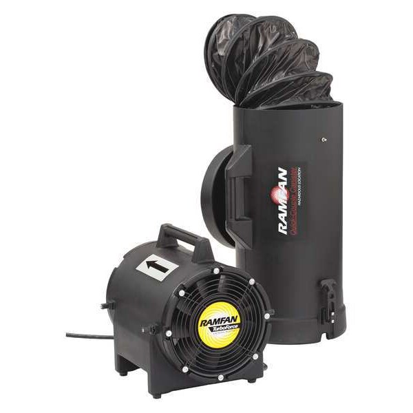 Ramfan Conf.Sp.Fan w/duct, Ex-Prf, 8In, 1/4HP, 230V - UB20XX