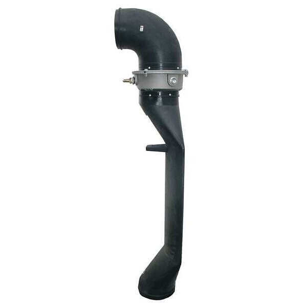 Air Systems Intl Conf Sp Fan w/ Saddle Vent, Blck, 8 In - SV-189-29
