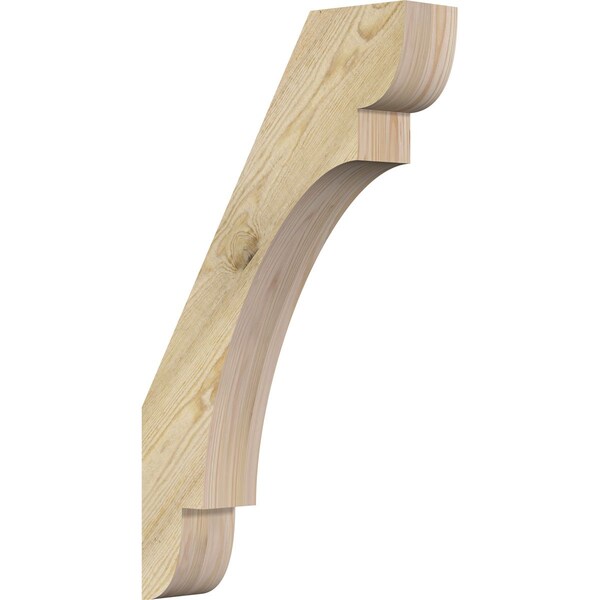 Ekena Millwork 4"W x 18"D x 30"H Olympic Rough Sawn Knee Brace, Douglas Fir - BRC04X18X30OLY00RDF