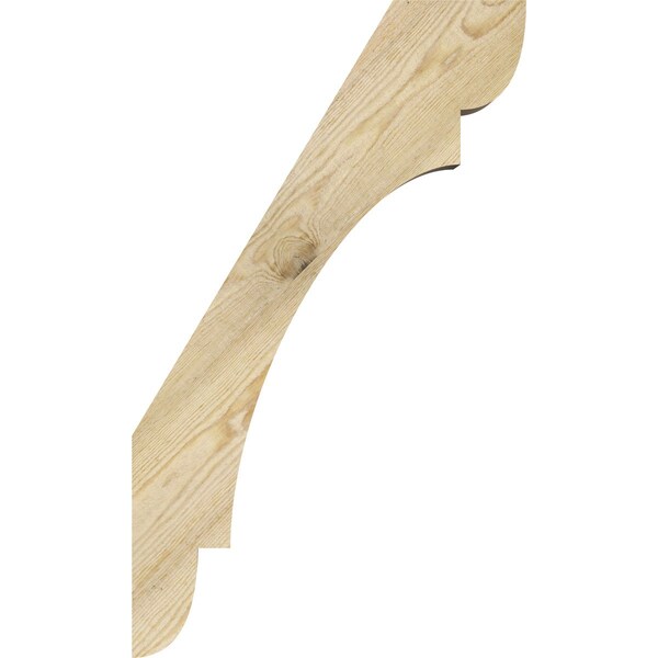Ekena Millwork 4"W x 18"D x 30"H Olympic Rough Sawn Knee Brace, Douglas Fir - BRC04X18X30OLY00RDF