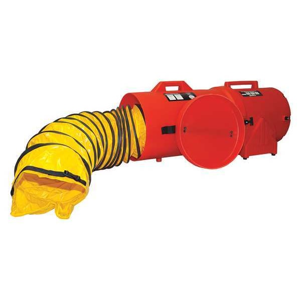 Air Systems Intl Portable Fan, 12 in., 115VAC, 15 ft. Duct - CVF12CAN15