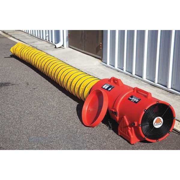 Air Systems Intl Portable Fan, 12 in., 115VAC, 15 ft. Duct - CVF12CAN15
