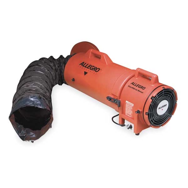Allegro Industries Conf. Sp Fan, Axial Expl Proof, 15 ft.Duct - 9538-15
