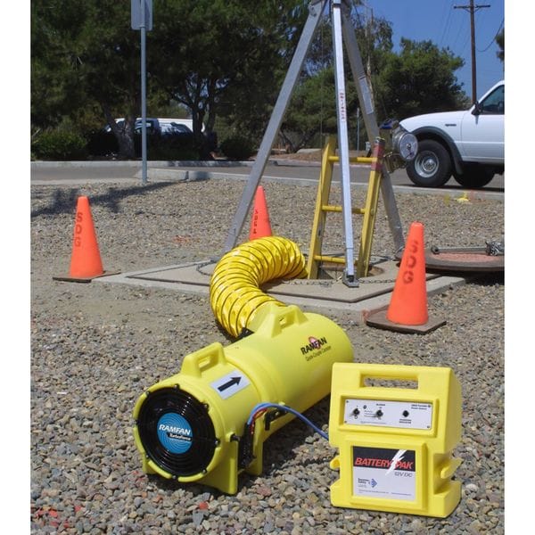 Ramfan Conf.Sp.Fan, Axial, 25ft., 8In., Duct, 1/4HP - ED9025
