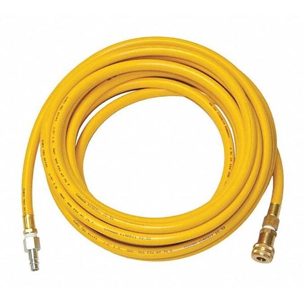 Air Systems Intl Air Hose, 1/2" ID, 50 ft., Fittings - H-50-5