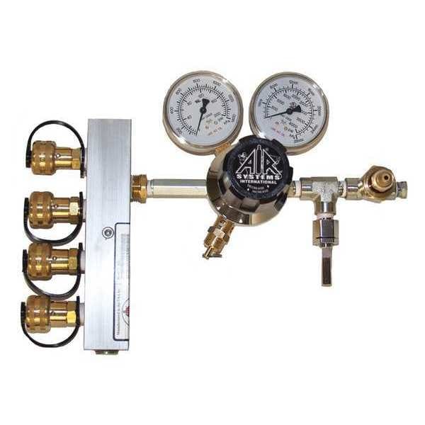 Air Systems Intl Breathing Air Manifold, CGA-347 - HP-CW1-347
