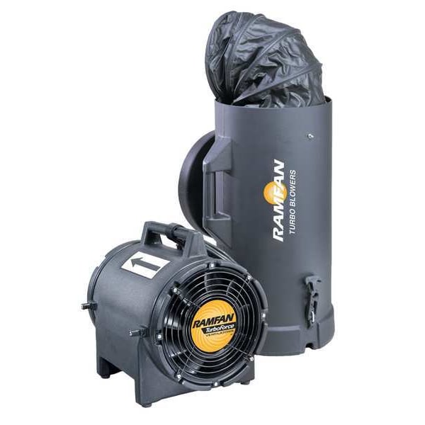Ramfan Conf.Sp. Fan, Ax. Ex-Prf, 8 In, 1/3HP, 115V - EF7025