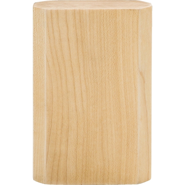 Hardware Resources Rubberwood, 4" H, 2-3/4" W, Unfinished - TB4-POP