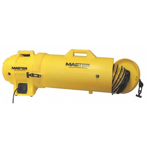 Master Confined Space Fan, Yellow, 13" H - MB-P1210-DC25